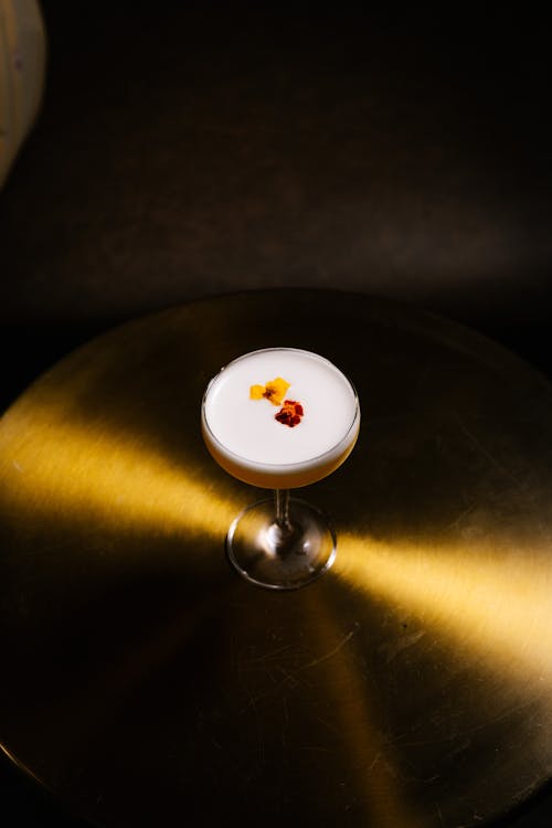 Cocktail with Edible Flowers