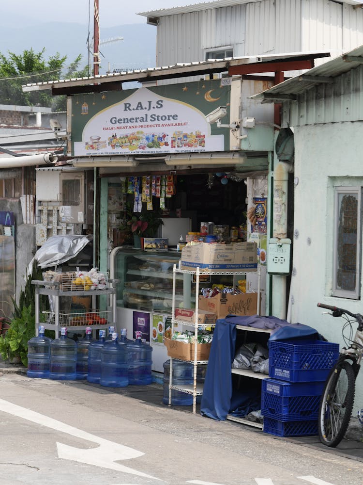 A Small Grocery Store In India