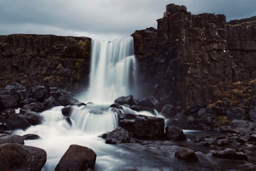 Foto stok gratis air mengalir, air terjun, alam