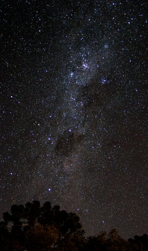 ฟรี คลังภาพถ่ายฟรี ของ กาแล็กซี, คืนท้องฟ้า, ซิลูเอตต์ คลังภาพถ่าย