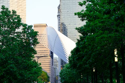View of the Oculus World Trade Center Station in New York City, New York, United States