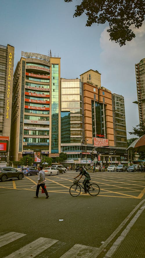 Foto profissional grátis de arranha-céus, asfalto, bangladesh