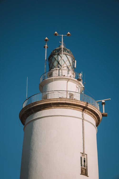 Sunlit Malaga Lighthouse