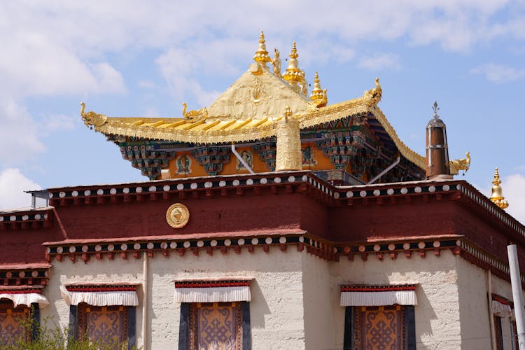 Pagoda In An Asian Temple 