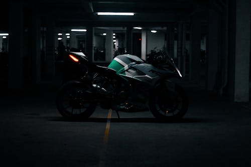 Bike and Neon Lights