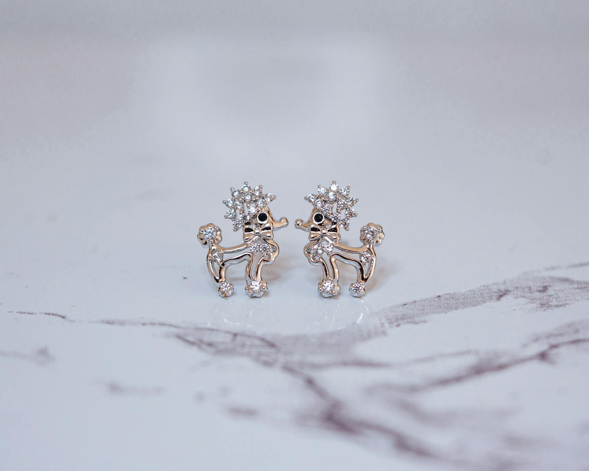 Earrings in Shape of Dogs