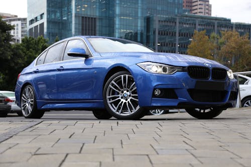 Blue BMW 3 Series