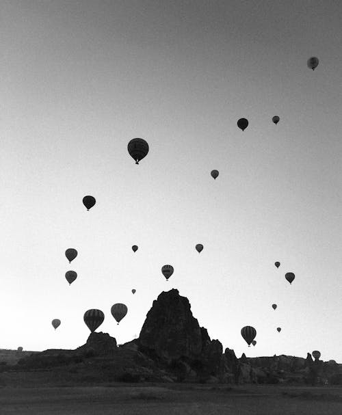 Hot Air Balloons in Sky