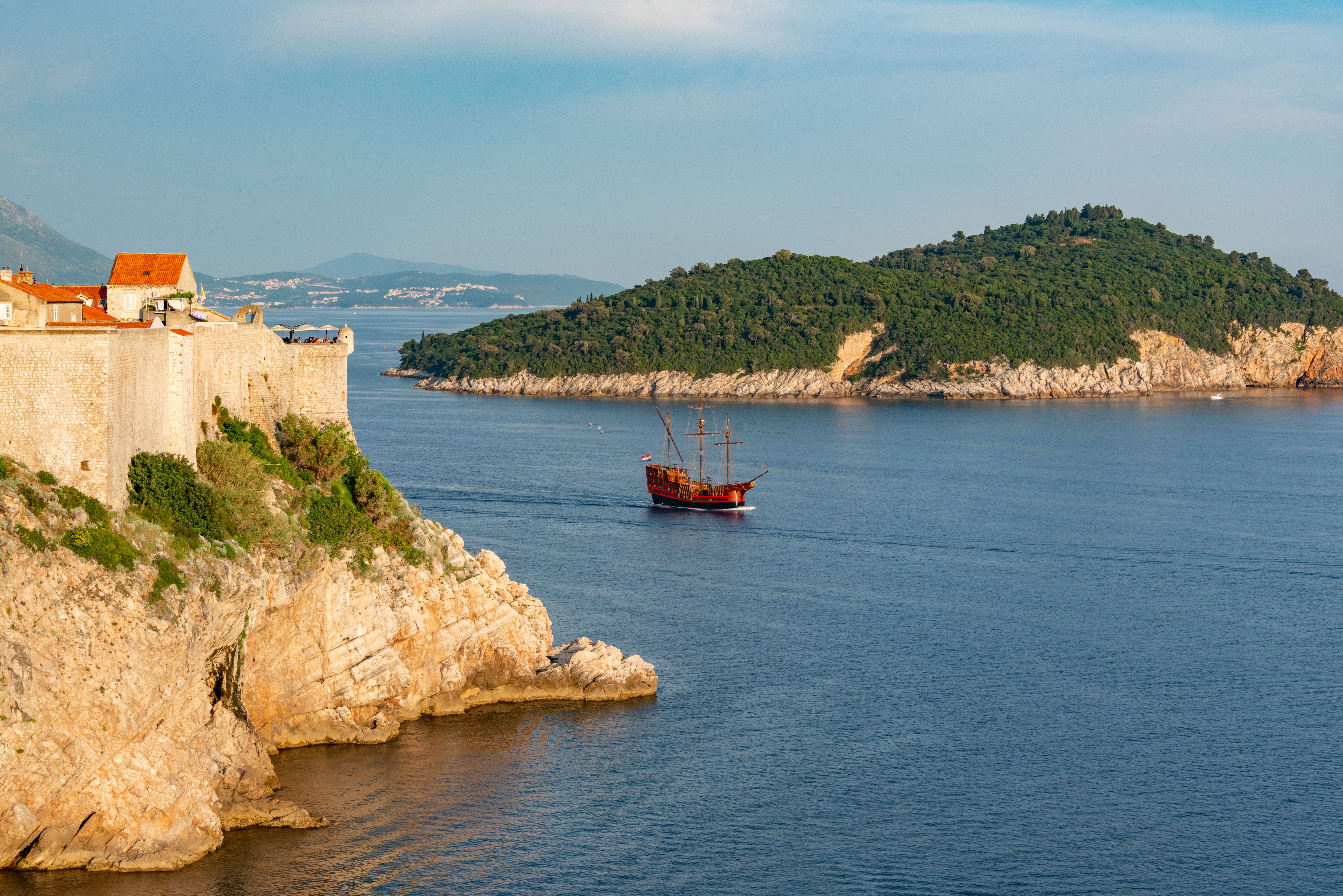 Dubrovnik walls panoramic viewpoint 3