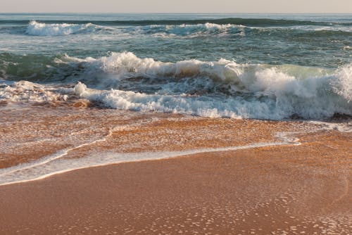 Бесплатное стоковое фото с берег, брызги, вода