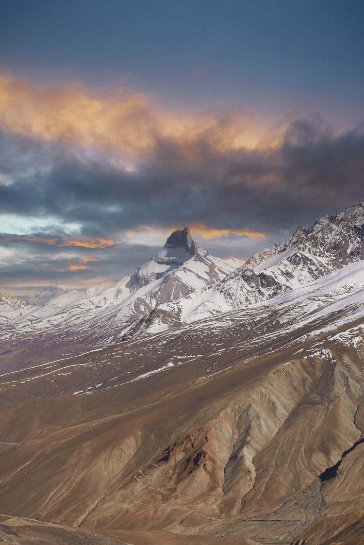 Epic Landscape With A Mountain Peak