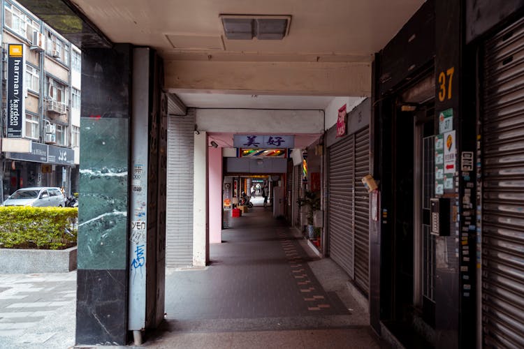 Passage With Closed Shops