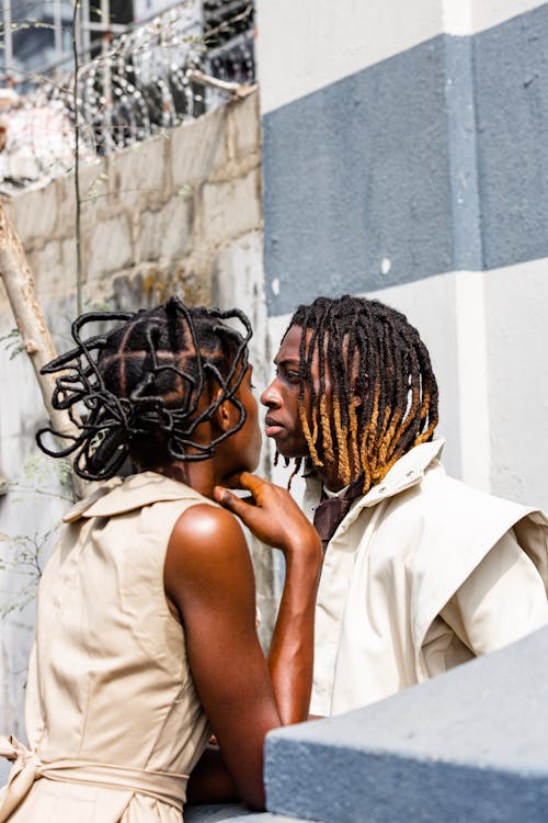 Couple with Dreadlocks Hairstyle