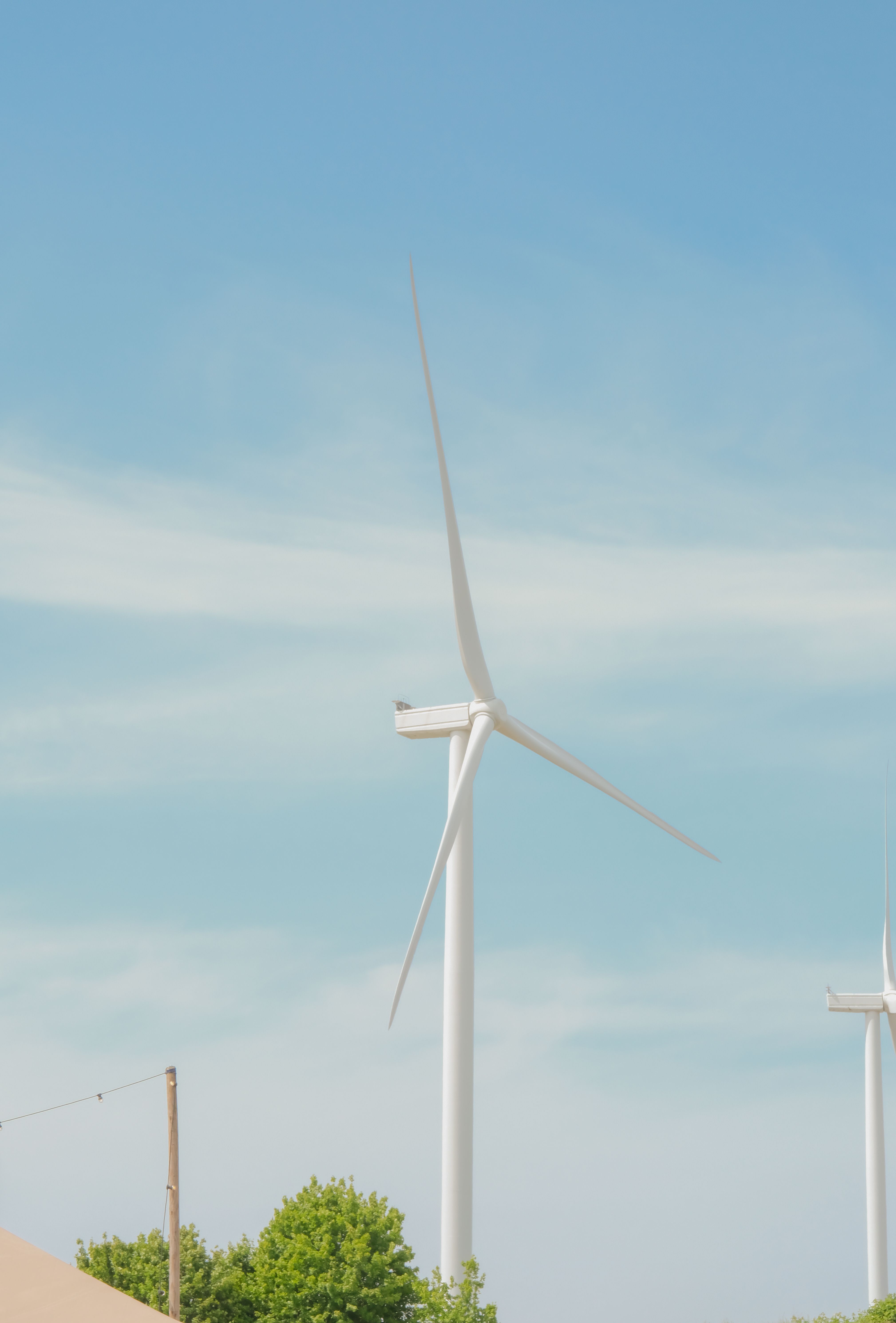 Wind Turbine under Blue Sky · Free Stock Photo