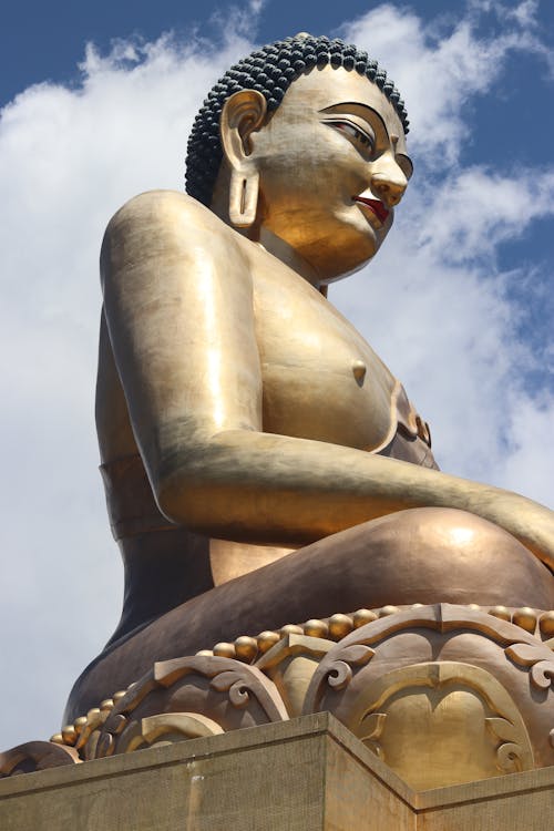 不丹, 低角度拍攝, 佛教 的 免費圖庫相片