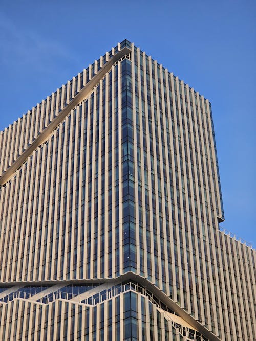 Facade of a Modern City Building