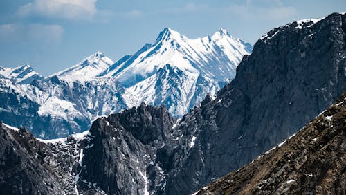 Barren Rocks in Mountains