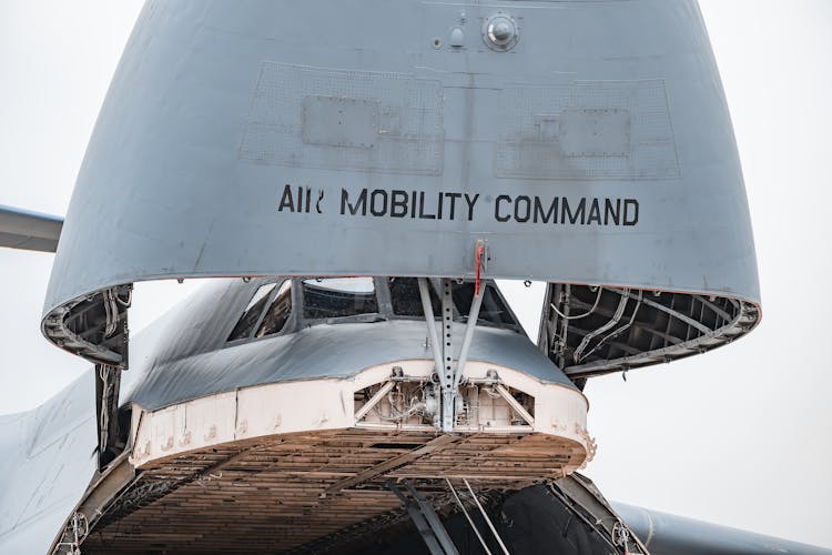 Text On Military Airplane