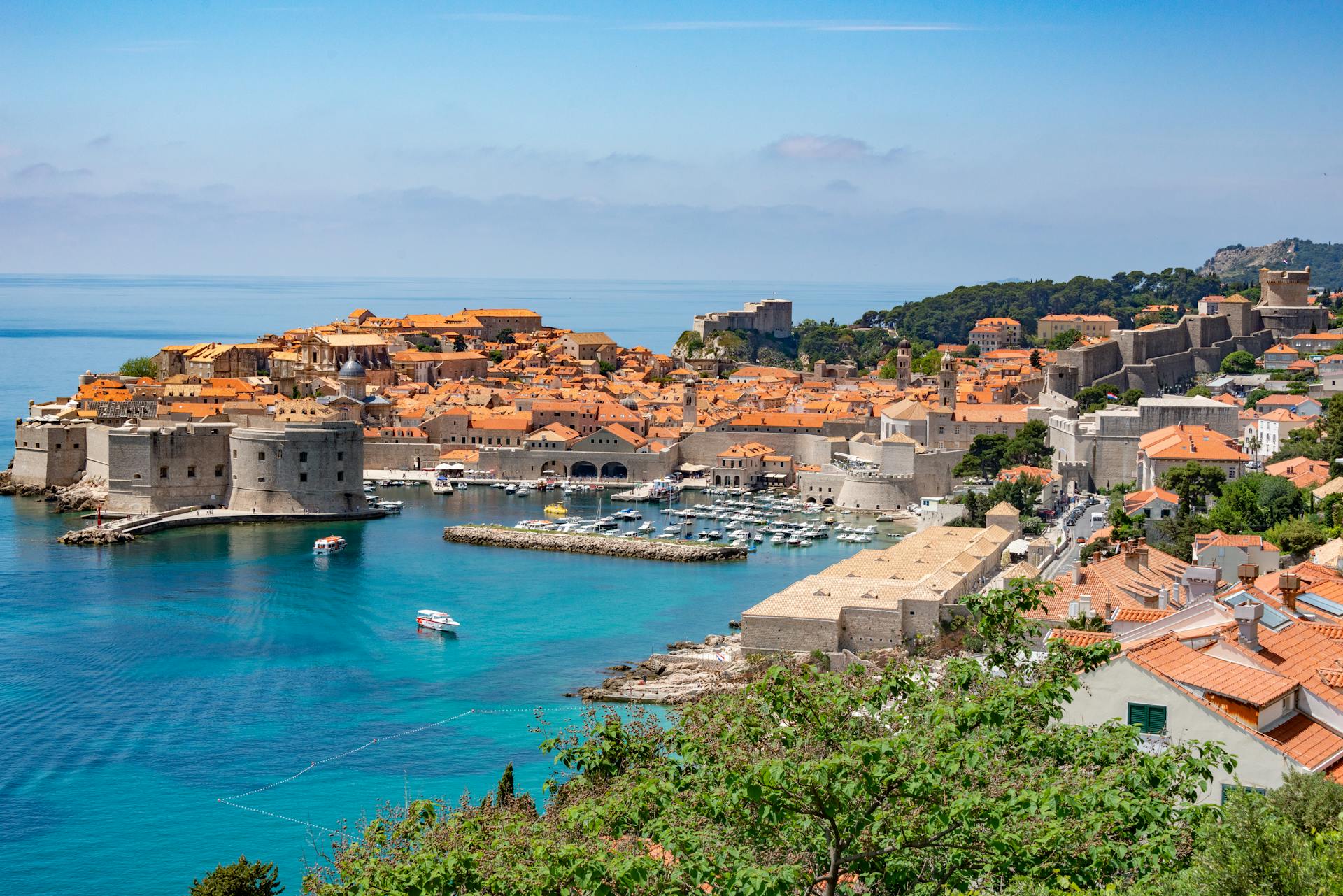 Port in Dubrovnik by the Sea