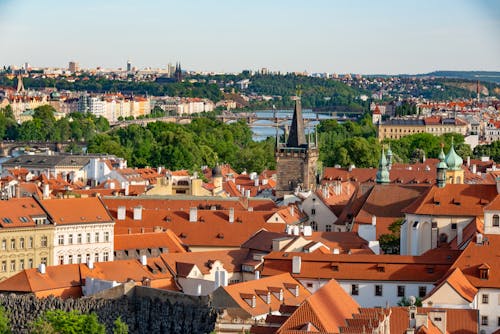 Panoramic View of Prague, Czech Republic