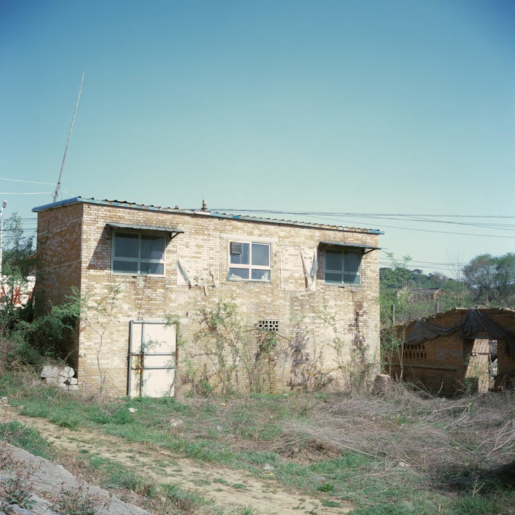 Modest Rural Brick House