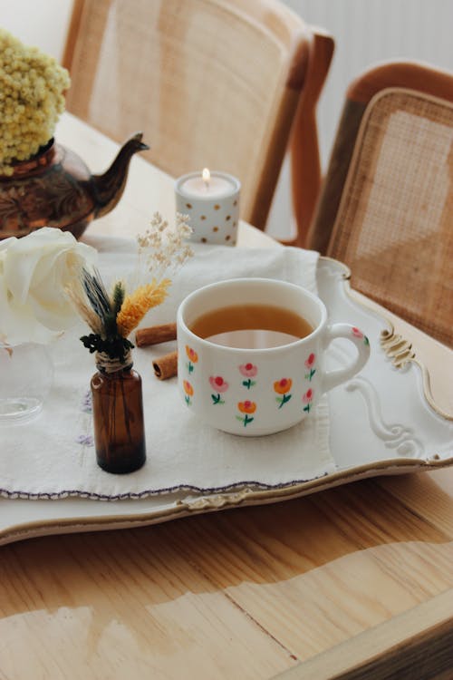 Cup of Tea on a Tray