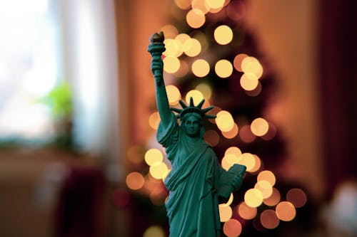 Free Statue Of Liberty Figurine Stock Photo