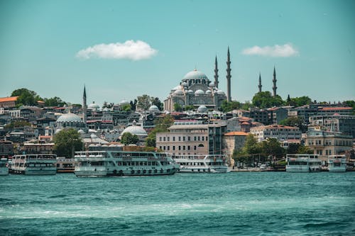 Sea Coast of Istanbul in Turkey