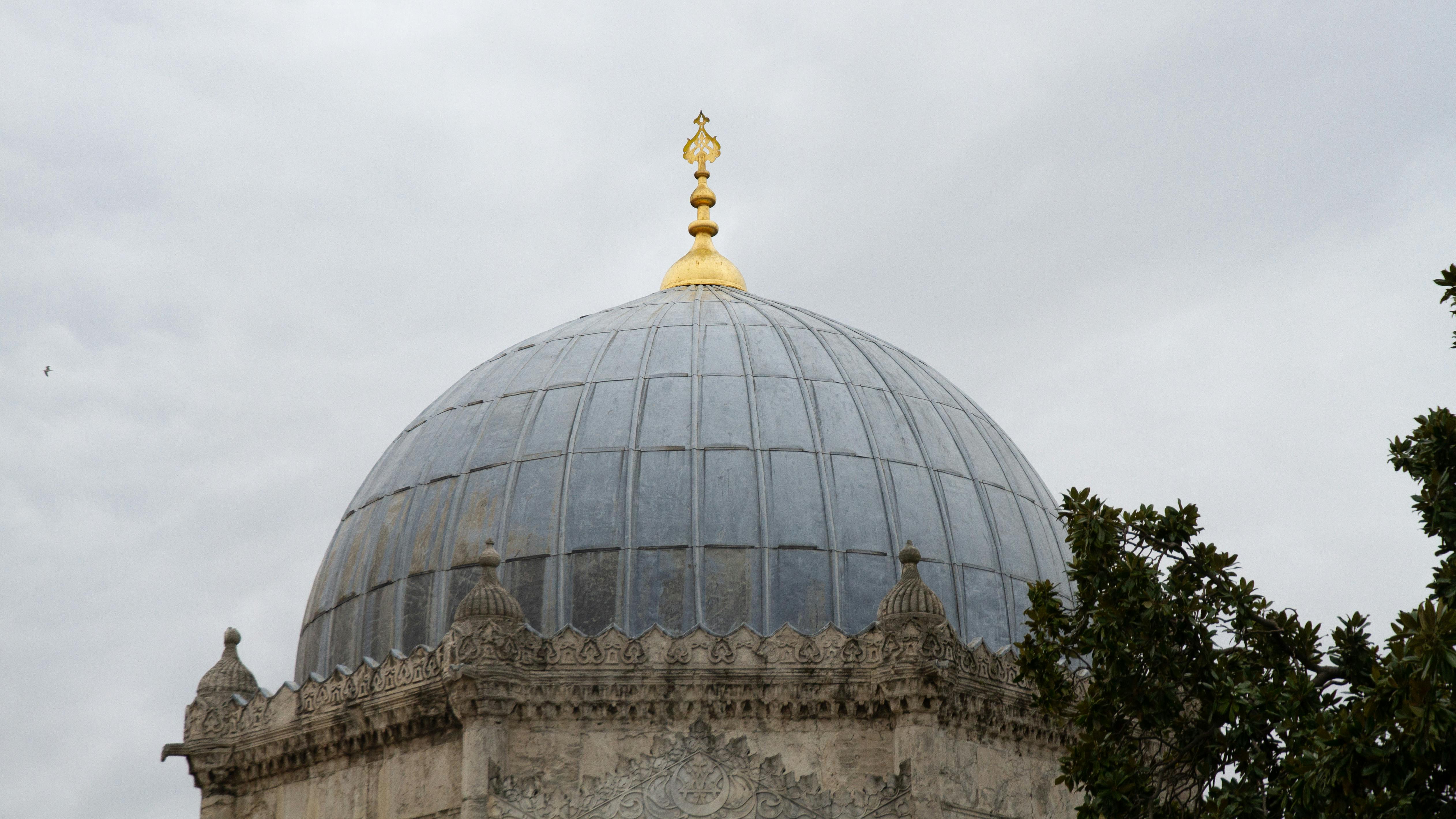 Majestic Ottoman architectural dome in Istanbul, Turkey capturing rich history.