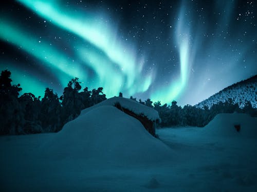Δωρεάν στοκ φωτογραφιών με Aurora, aurora borealis, καμπίνα