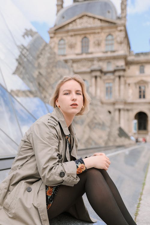Gratis lagerfoto af blondine, frakke, Frankrig
