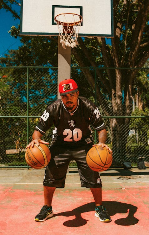 Young Man at a Basketball Court · Free Stock Photo Young Man at a Basketball Court · Free Stock Photo