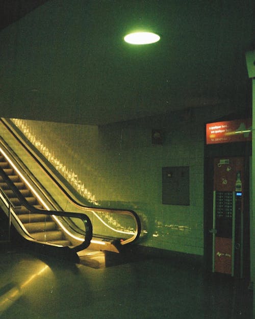 Metro station.