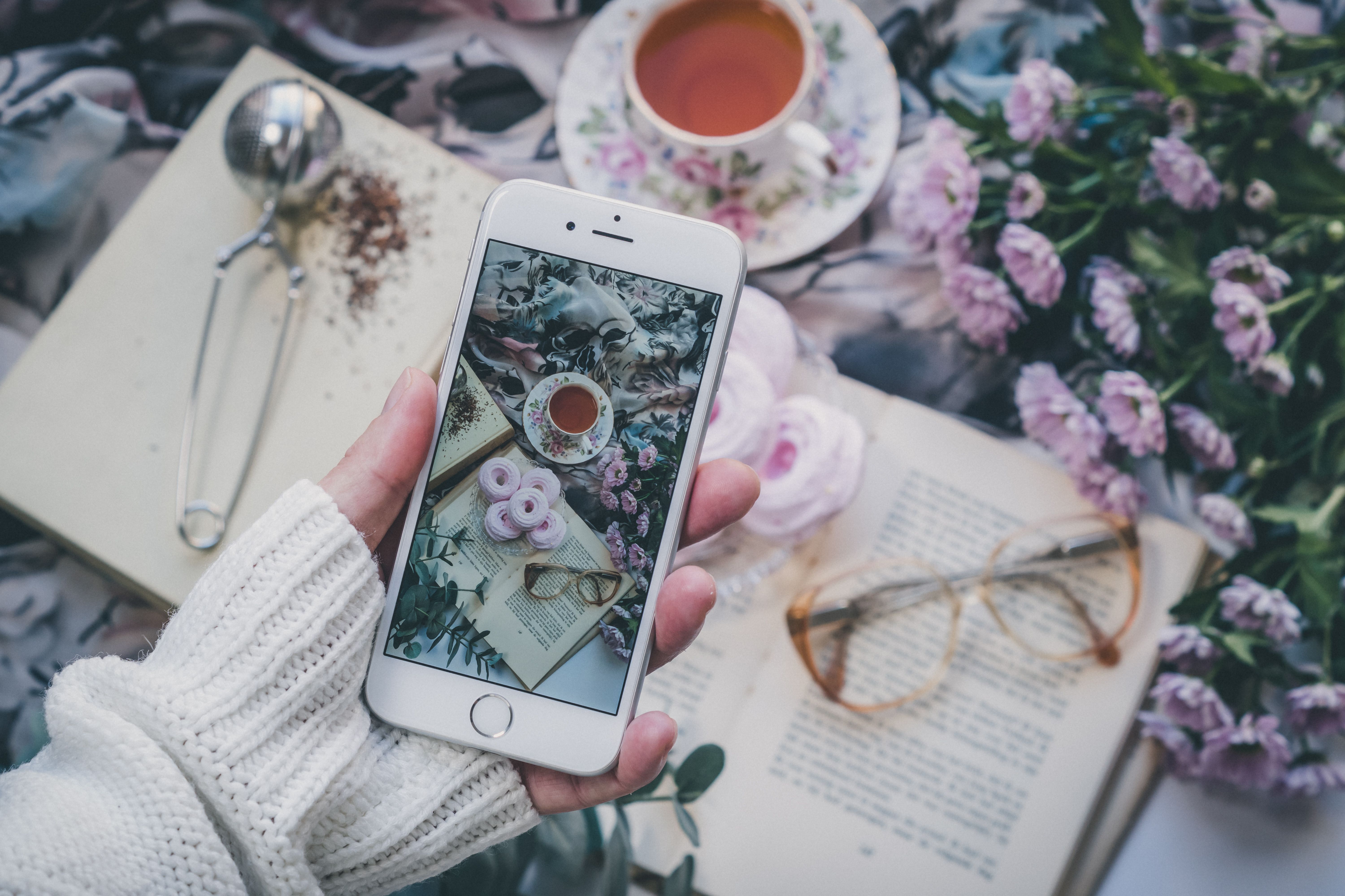 Person Holding Turned On Iphone Free Stock Photo