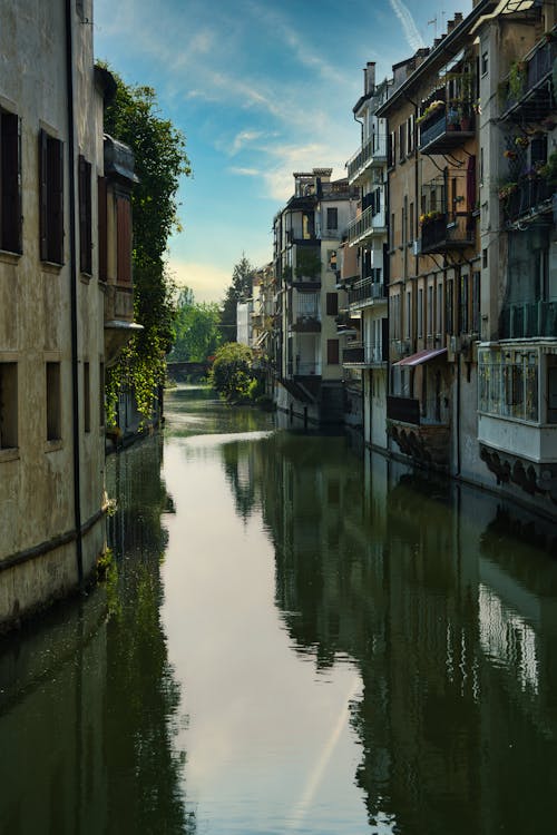 Canal in Padova in Italy