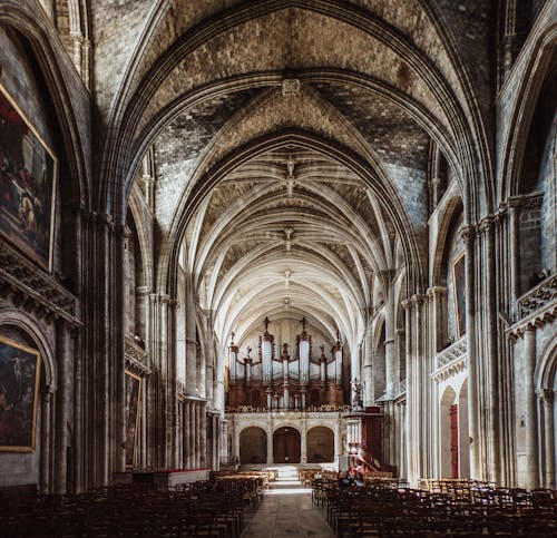 Free Cathedral Interior Stock Photo