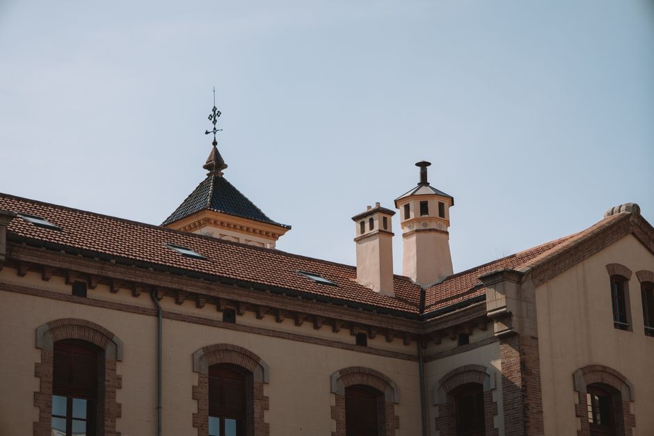 Al aire libre, ángulo bajo, arquitectura