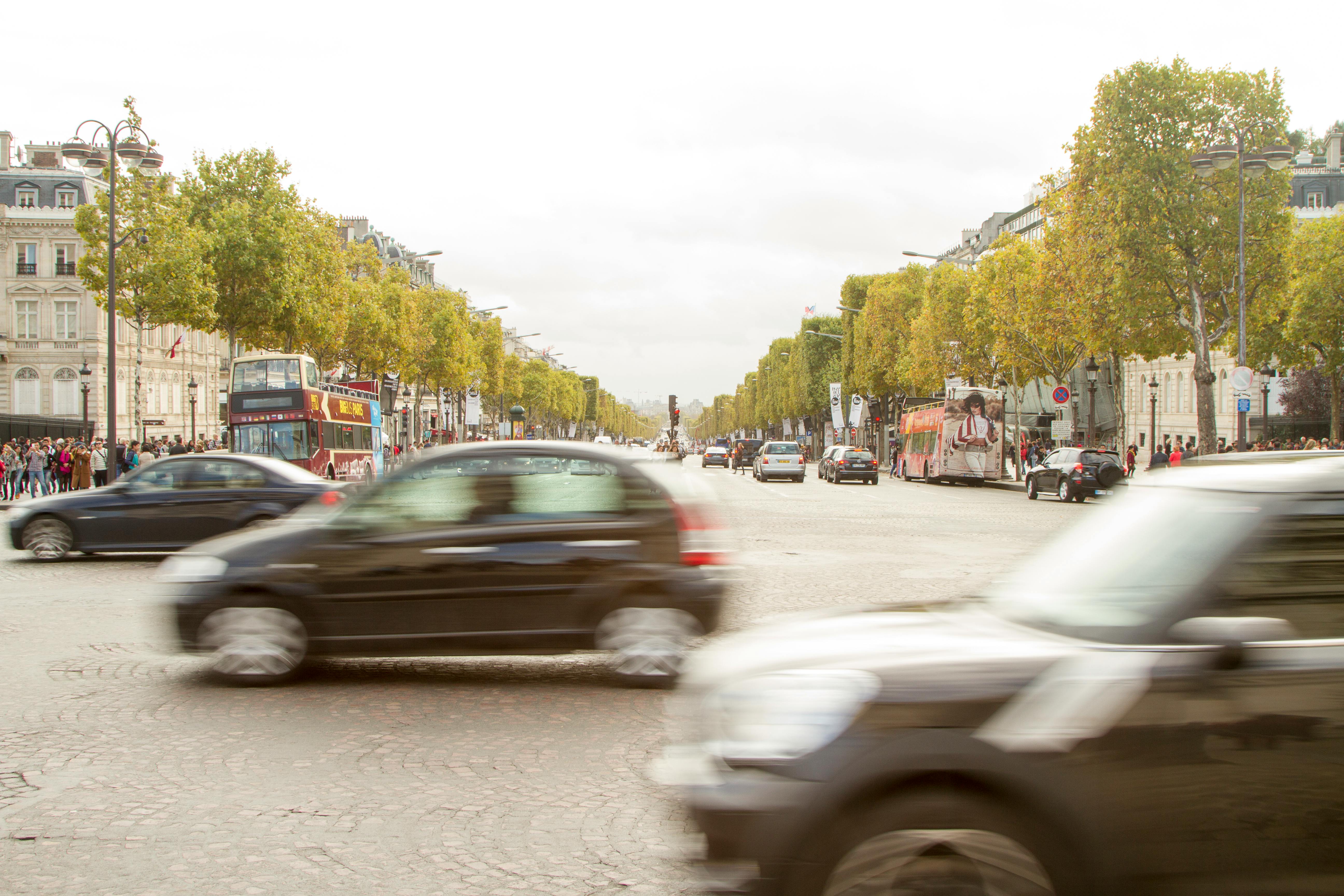 Free stock photo of busy, busy street, champ elysees