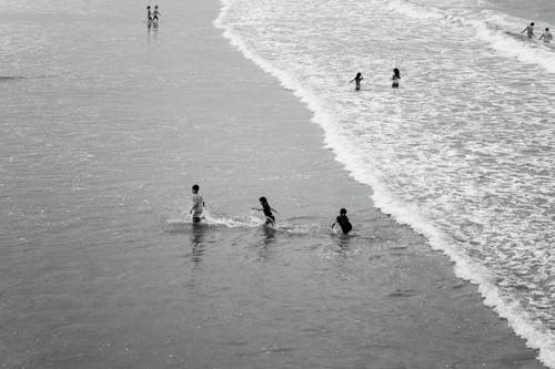 Children in Ocean