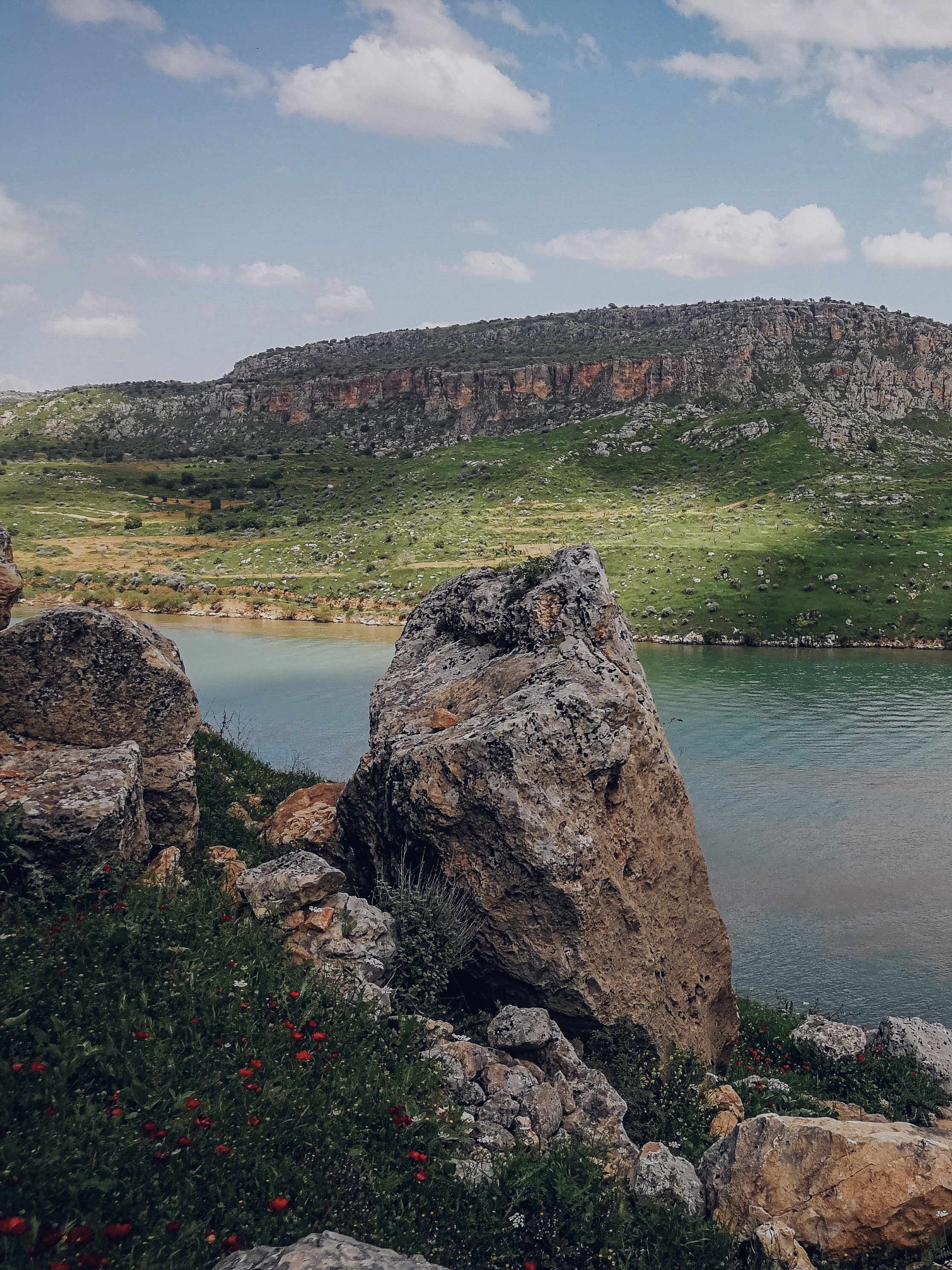 Rock Formation near River · Free Stock Photo