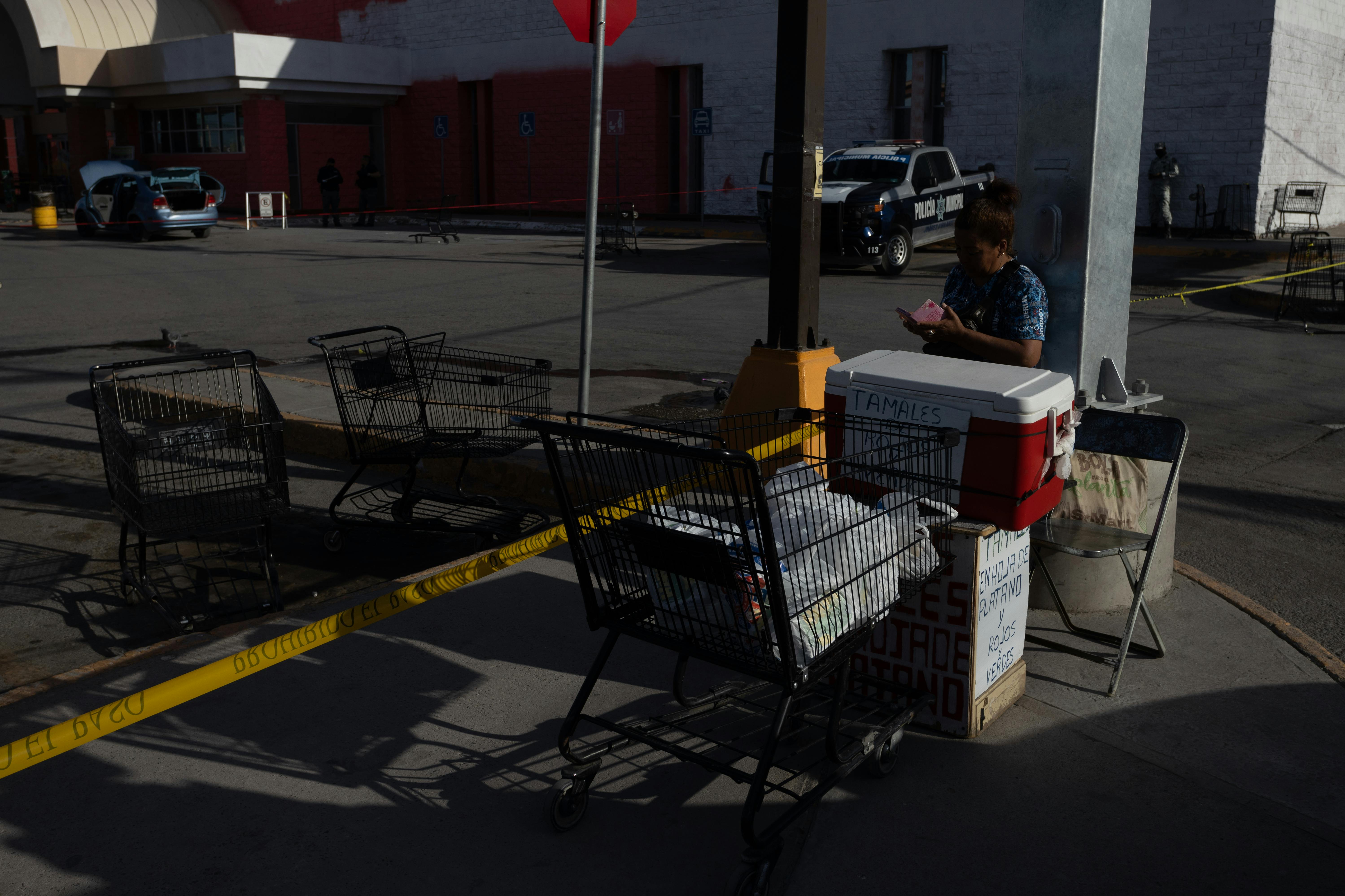 Shopping Carts near Street in Town · Free Stock Photo
