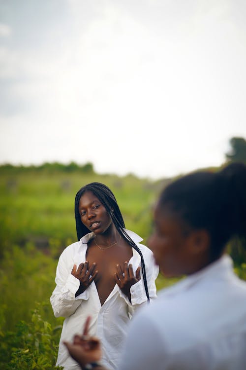 Základová fotografie zdarma na téma krásné černé ženy, melanin, Svádění