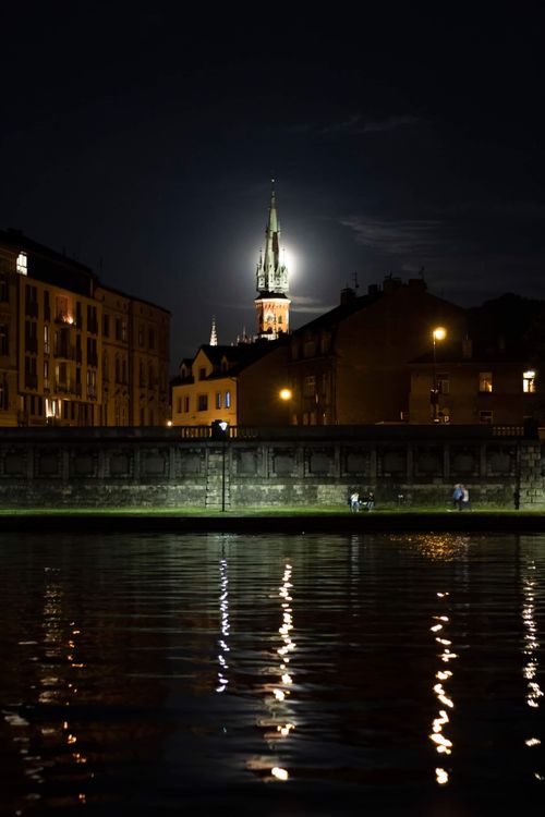Free stock photo of at night, church, climate Stock Photo