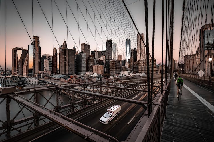 Brooklyn Bridge In New York City