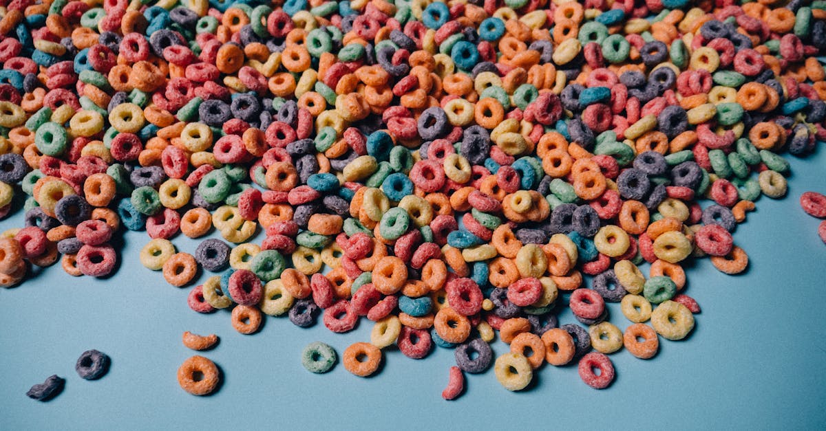 US Froot Loops Cereal Box With Artificial Colors