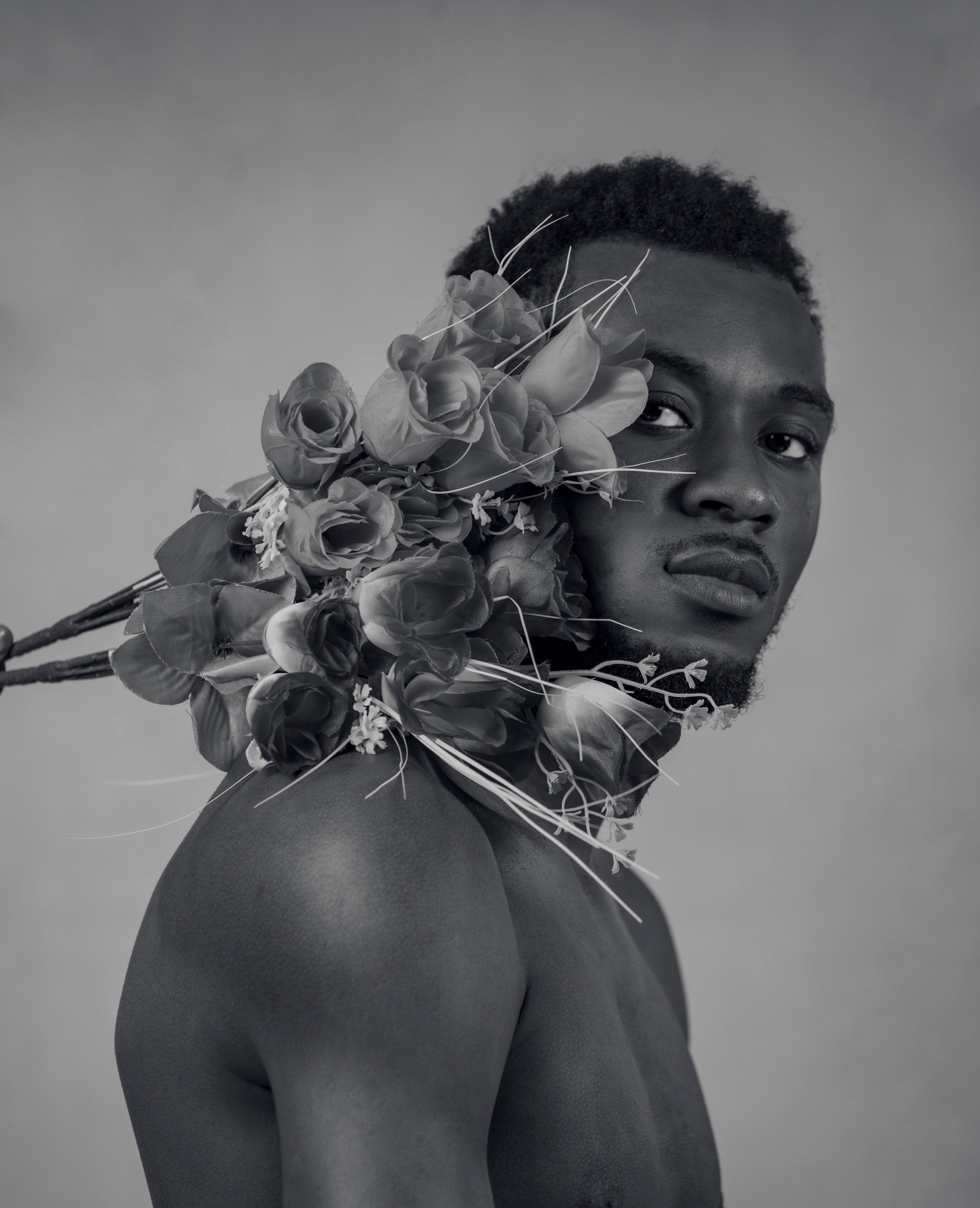 face-of-shirtless-model-free-stock-photo
