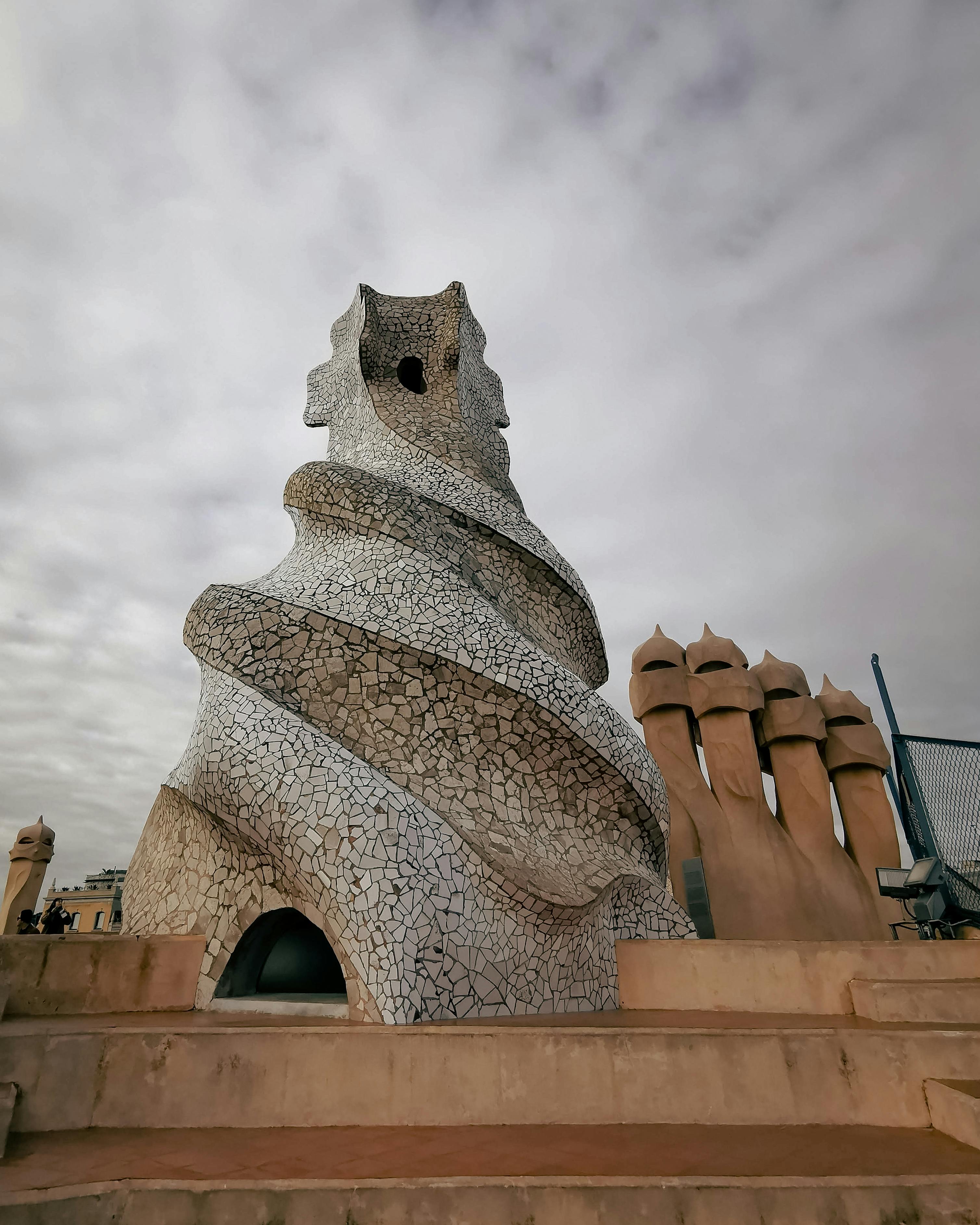 casa mila in barcelona spain