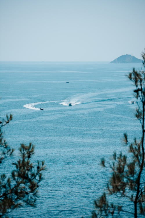 Бесплатное стоковое фото с Аэрофотосъемка, берег моря, вертикальный выстрел