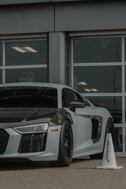 Gray Audi R8