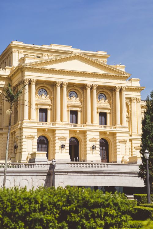 Free Majestic view of the Ipiranga Museum's classical architecture in São Paulo, a landmark of cultural heritage. Stock Photo
